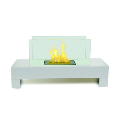 Anywhere Fireplace Ethanol Fireplaces Anywhere Fireplace Gramercy 90214 31" White FreeStanding Ethanol Fireplace