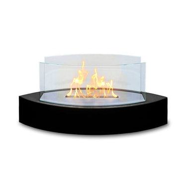 Anywhere Fireplace Ethanol Fireplaces Anywhere Fireplace Lexington 90215 20" Black Tabletop Ethanol Fireplace