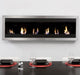 Bio-Blaze Square XL I BB-SQXL1 59" Stainless Steel Wall Mounted Ethanol Fireplace-Modern Ethanol Fireplaces