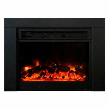AA Warehousing FP920 36" Black Electric Fireplace Insert-Modern Ethanol Fireplaces