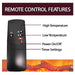 CAMBRIDGE Electric Fireplaces Cambridge Callisto 35" Black  Wall-Mount Electric Fireplace with Curved Panel