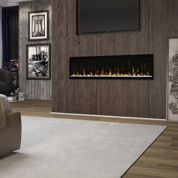 Dimplex IgniteXL® 60" Black Built-in Linear Electric Fireplace-Modern Ethanol Fireplaces