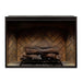 Dimplex Revillusion® 42" Herringbone Built-In Firebox with Log Set-Modern Ethanol Fireplaces