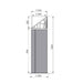 Decoflame Ethanol Fireplaces Decoflame Dubai Round Tower 63" Corten Freestanding Outdoor Ethanol Fireplace
