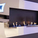 Decoflame Ethanol Fireplaces Decoflame New York Empire 45" Brushed Stainless Steel Wall Mounted Ethanol Fireplace