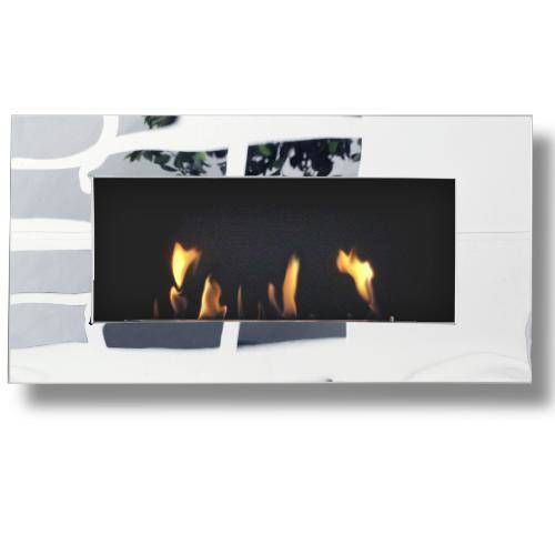 Decoflame Ethanol Fireplaces Decoflame New York Empire 45" Polished Wall Mounted Ethanol Fireplace