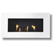 Decoflame Ethanol Fireplaces Decoflame New York Empire 45" White Wall Mounted Ethanol Fireplace