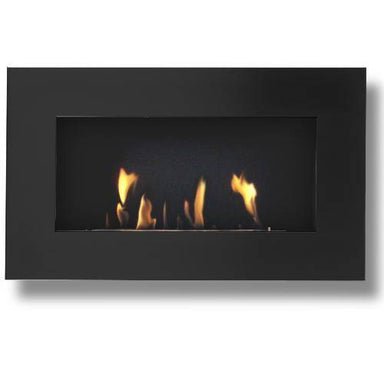 Decoflame Ethanol Fireplaces Decoflame New York Plaza 35" Black Wall Mounted Ethanol Fireplace