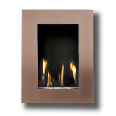 Decoflame Ethanol Fireplaces Decoflame New York Tower Wall Fireplace (Copper)