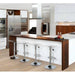 Decoflame Ethanol Fireplaces Decoflame New York Tower Wall Fireplace (Mirror)