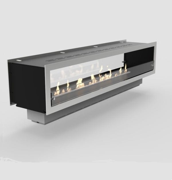 Decoflame Ethanol Fireplaces Decoflame Orlando 31" Black Automatic Two-Sided Ethanol Fireplace Insert