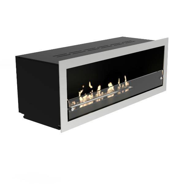 Decoflame Ethanol Fireplaces Decoflame Orlando 31" Black Manual Ethanol Fireplace Insert