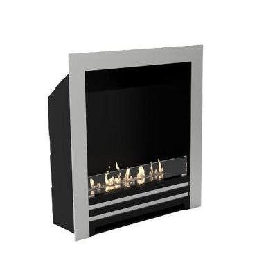 Decoflame Ethanol Fireplaces Decoflame Westminster DS 33" Black Manual Ethanol Fireplace Insert with 1 glass