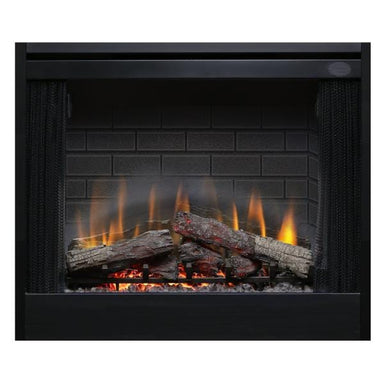 DIMPLEX Electric Fireplaces Dimplex Deluxe 33" Black Built-In Electric Firebox