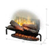 DIMPLEX Electric Fireplaces Dimplex Revillusion® 25" Black Electric Plug-In with Fresh Cut Log Set