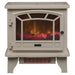 Duraflame Electric Fireplaces Duraflame 23" Cream Infrared Freestanding Electric Fireplace Stove Heater with Flickering Flame