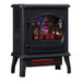 Duraflame Electric Fireplaces Duraflame DFI-470-04 17" Black Infrared Quartz Electric Fireplace Stove