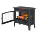 Duraflame Electric Fireplaces Duraflame DFI-5010-01 24" Black Infrared Freestanding Electric Fireplace with 3D Flame