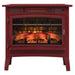 Duraflame Electric Fireplaces Duraflame DFI-5010-03 24" Cinnamon Infrared Quartz Electric Stove Heater with 3D Flame