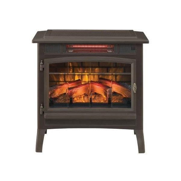 Duraflame Electric Fireplaces Duraflame DFI-5010 26" Bronze 3D Infrared Electric Fireplace Stove with Remote Control