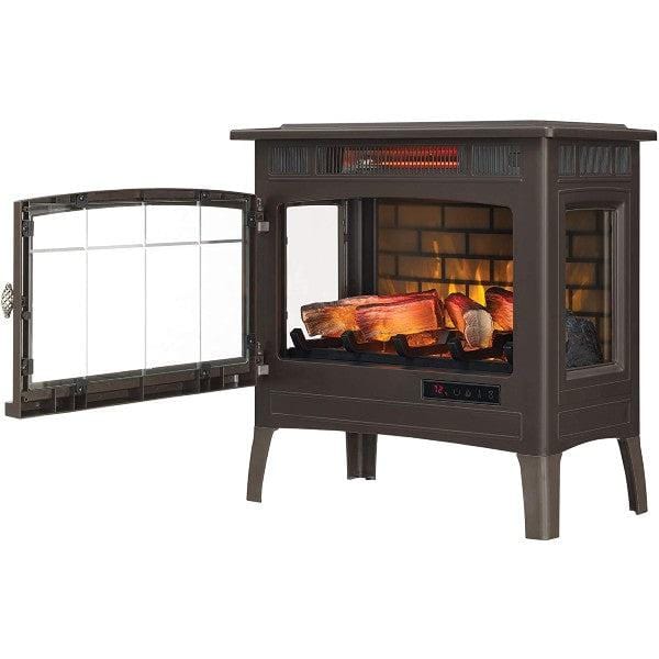 Duraflame Electric Fireplaces Duraflame DFI-5010 26" Bronze 3D Infrared Electric Fireplace Stove with Remote Control