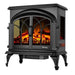 e-Flame USA Electric Fireplaces e-Flame USA Denali XL 28" Matte Black Portable Freestanding Electric Fireplace Stove