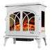 e-Flame USA Electric Fireplaces e-Flame USA Denali XL 28" White Portable Freestanding Electric Fireplace Stove