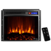 e-Flame USA Electric Fireplaces e-Flame USA Jackson 25" Black LED Electric Fireplace Stove Insert with Remote