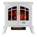 e-Flame USA Electric Fireplaces e-Flame USA Jasper 23" White Freestanding Electric Fireplace Stove Heater