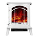 e-Flame USA Electric Fireplaces e-Flame USA Tahoe 18" White LED Portable Freestanding Electric Fireplace Stove