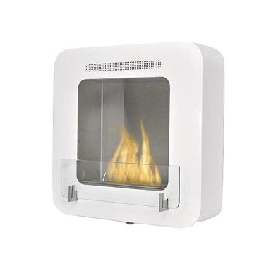 Eco-Feu Ethanol Fireplaces Eco-Feu Cosy 20" Gloss White Wall Mounted Ethanol Fireplace WS-00171