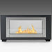 Eco-Feu Ethanol Fireplaces Eco-Feu Santa Cruz 63" Black 2-Sided Ventless Ethanol Fireplace w/ Spout WS-00079