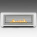 Eco-Feu Ethanol Fireplaces Eco-Feu Santa Cruz 63" White 2-Sided Ventless Ethanol Fireplace w/ Spout WS-00080