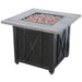 Endless Summer Gas Fireplaces Endless Summer 30" LP Gas Outdoor Fire Pit w/ Weathered Wood Grain Printed Mantel