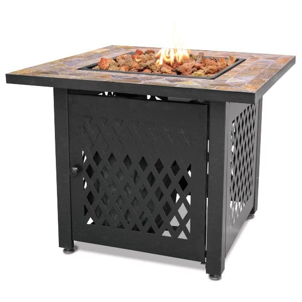 Endless Summer Gas Fireplaces Endless Summer 30" LP Gas Outdoor Fire Pit with Slate Tile Mantel