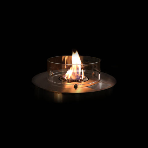 Image of Glammfire Fire Round EVOPlus Automatic Ethanol Fireplace Insert-Modern Ethanol Fireplaces
