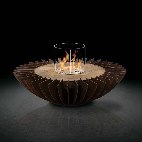 GlammFire Ethanol Fireplaces GlammFire Cosmo Tabletop Ethanol Fireplace - 6 inches