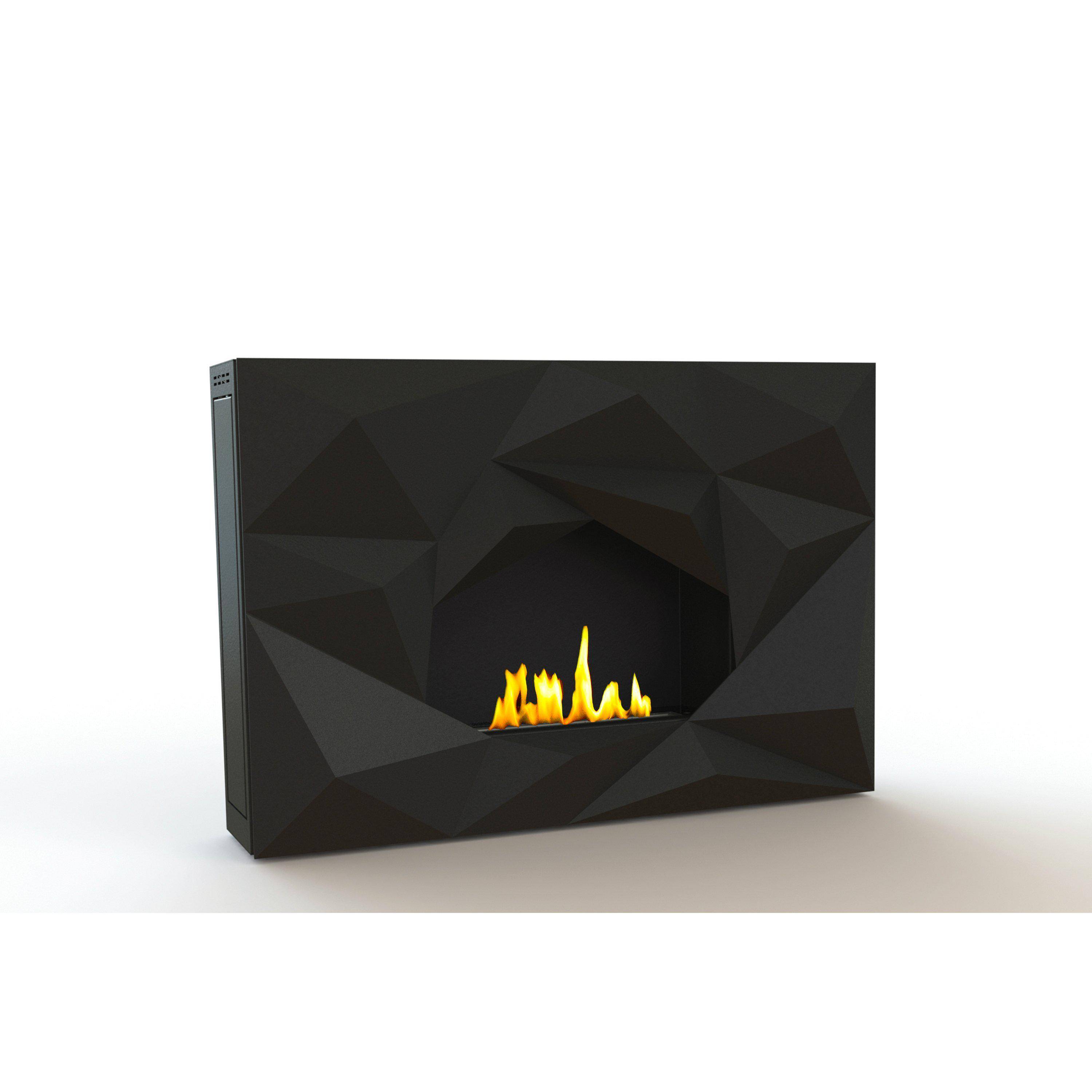 GlammFire Ethanol Fireplaces GlammFire Crystal EVOPlus Automatic Wall Mounted Ethanol Fireplace 43"