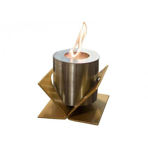 GlammFire Ethanol Fireplaces Gold GlammFire Kivo Tabletop Ethanol Fireplace - 5 inches