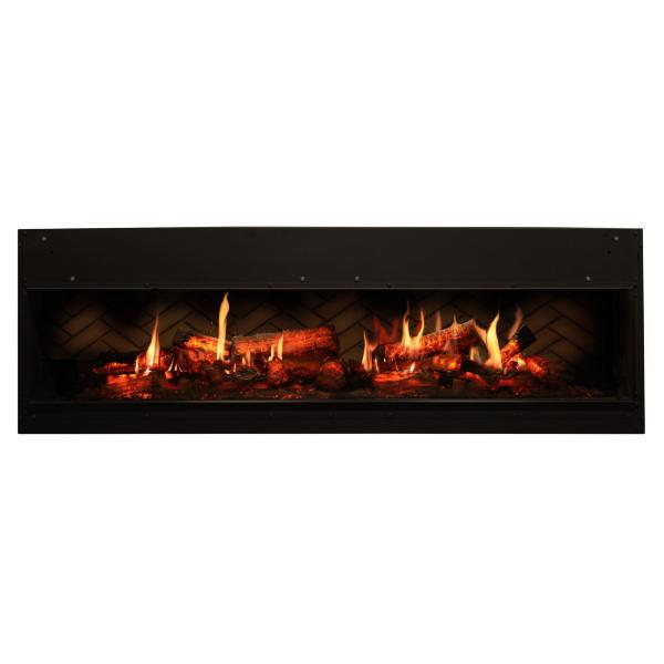 Dimplex Opti-V™ 35" Black Double Virtual Electric Fireplace-Modern Ethanol Fireplaces