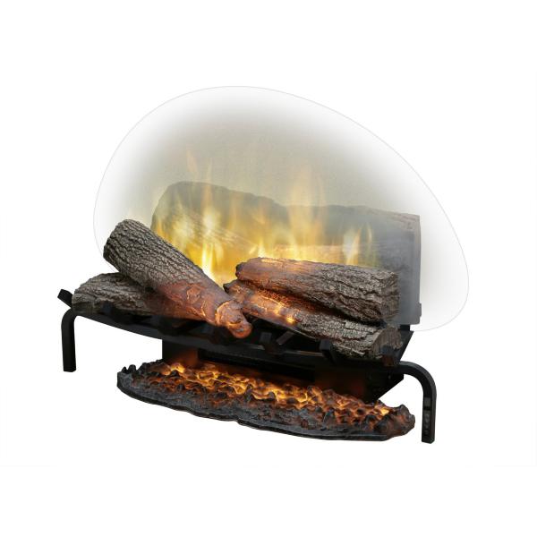 Dimplex Revillusion® 25" Black Electric Plug-In Log Set-Modern Ethanol Fireplaces