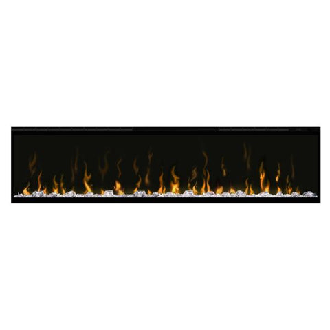 Image of Dimplex IgniteXL® 60" Black Built-in Linear Electric Fireplace-Modern Ethanol Fireplaces
