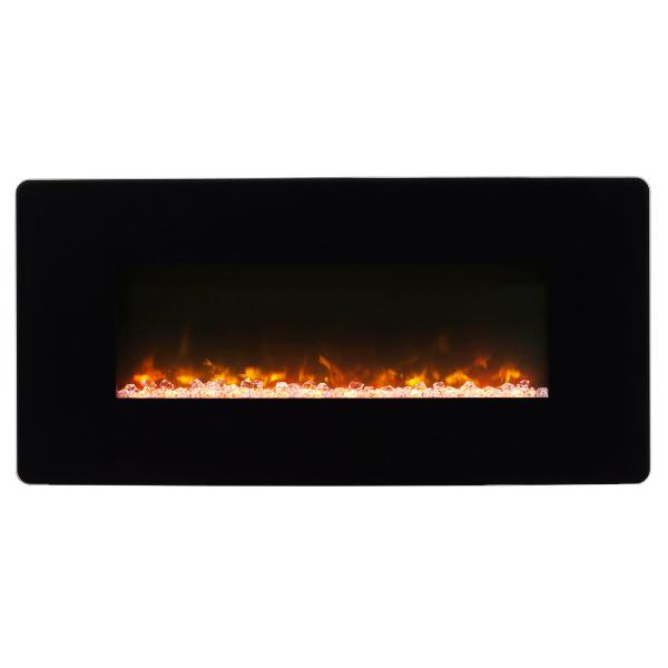 Dimplex Winslow 35" Black Wall Mounted Linear Electric Fireplace ...