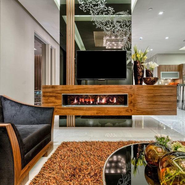 Dimplex Opti-V™ 35" Black Double Virtual Electric Fireplace-Modern Ethanol Fireplaces