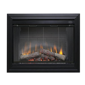 Dimplex Deluxe 39" Black Built-In Electric Firebox-Modern Ethanol Fireplaces