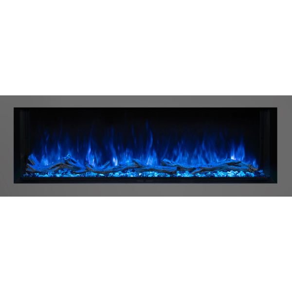 Modern Flames Electric Fireplaces Modern Flames Landscape Pro Multi 68" Black Multi Sided Electric Fireplace