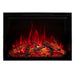 Modern Flames Electric Fireplaces Modern Flames RedStone Series 36" Black Built-In Flush Mount Conventional Electric Fireplace