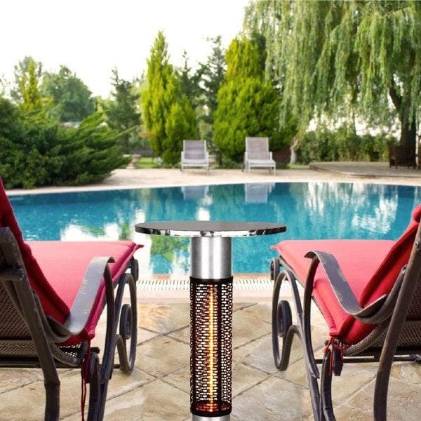 RADTEC Patio Heaters RADTEC SBT-15S 30" Infrared Bistro Table Heater - Square Top