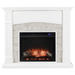 SEI Furniture Electric Fireplaces SEI Furniture Seneca 45" New White Freestanding Electric Fireplace