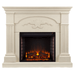 SEI Furniture Electric Fireplaces SEI Furniture Sicilian 44" Ivory Harvest Traditional Style Electric Fireplace